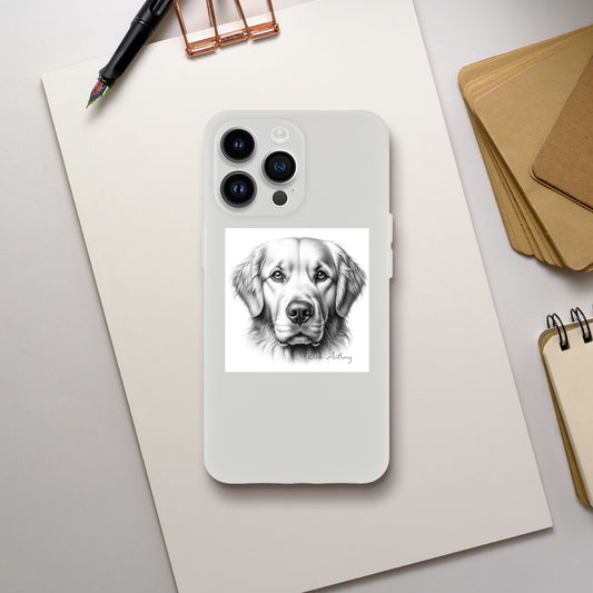 Golden Retriever Flexi Phone Case