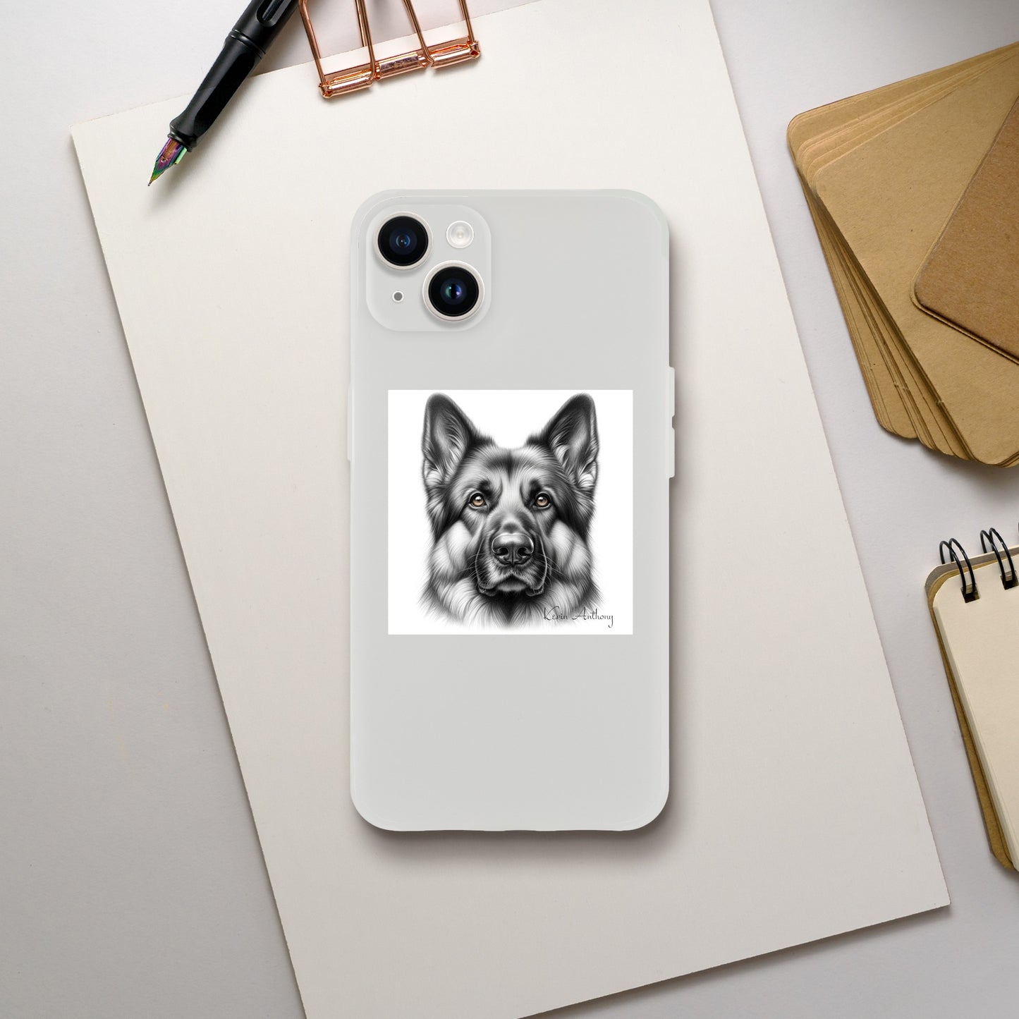 German Shepherd Flexi Phone Case