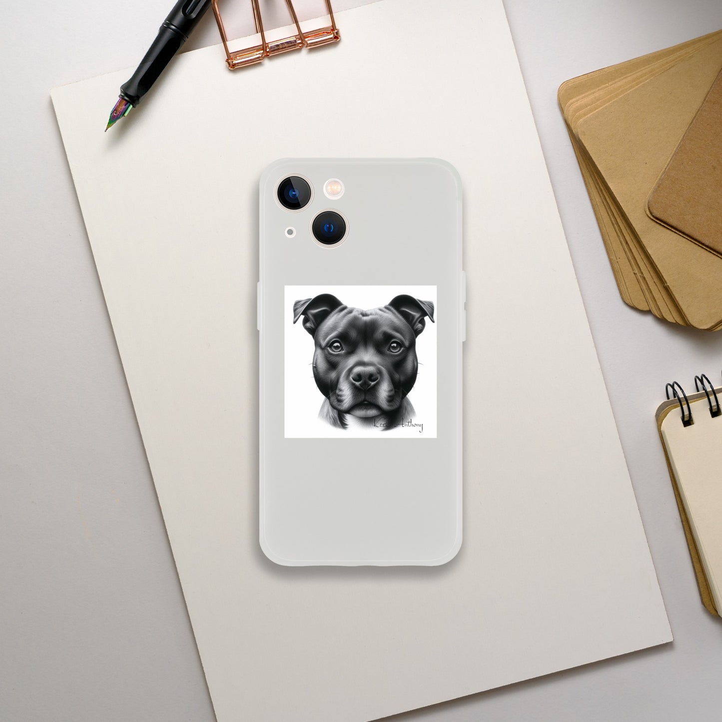 Staffordshire Bull Terrier Flexi Phone Case