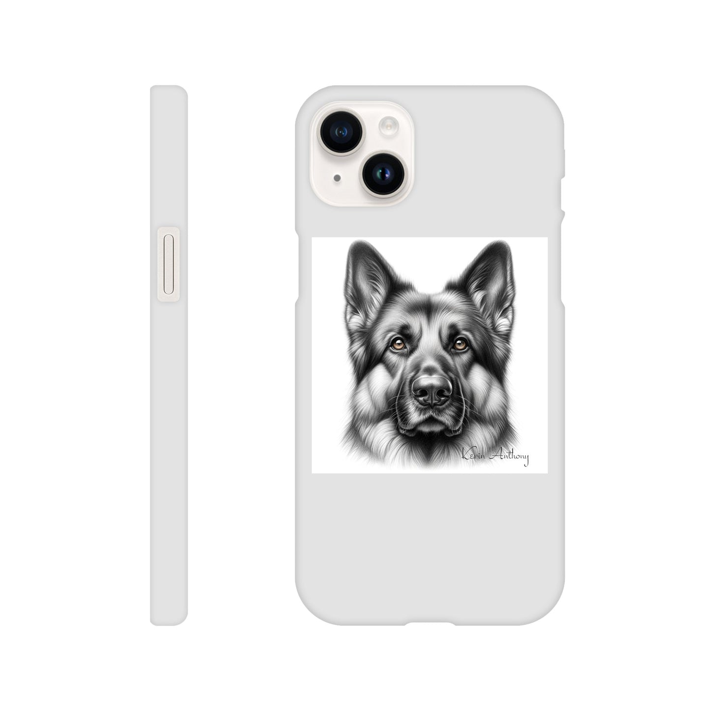 German Shepherd Phone Case - Slim case