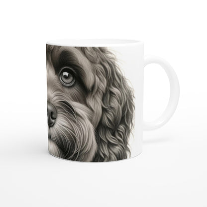 Cockapoo Drawing "Eyes" 11oz Ceramic Mug