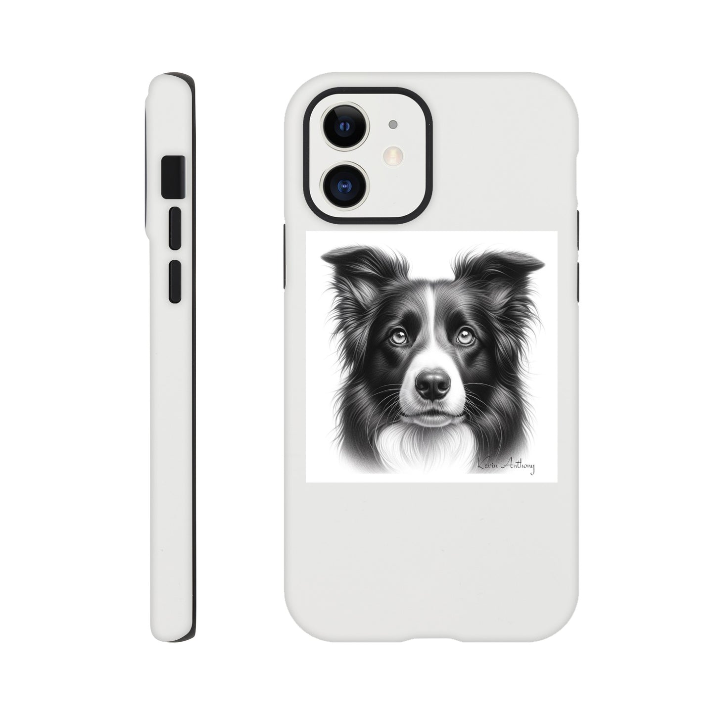 Border Collie Flexi Phone Case - Tough case