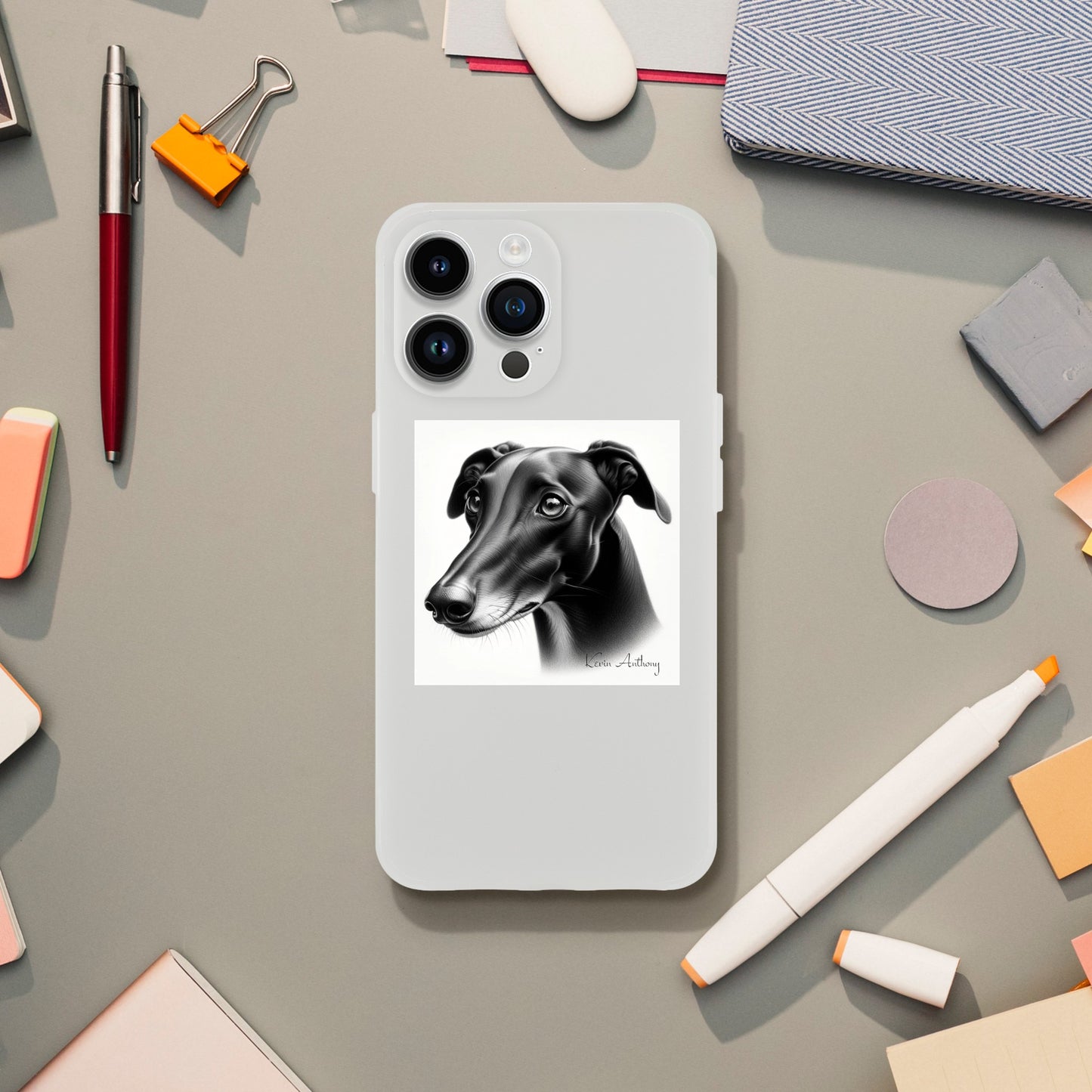 Greyhound Flexi Phone Case