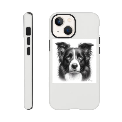 Border Collie Flexi Phone Case - Tough case