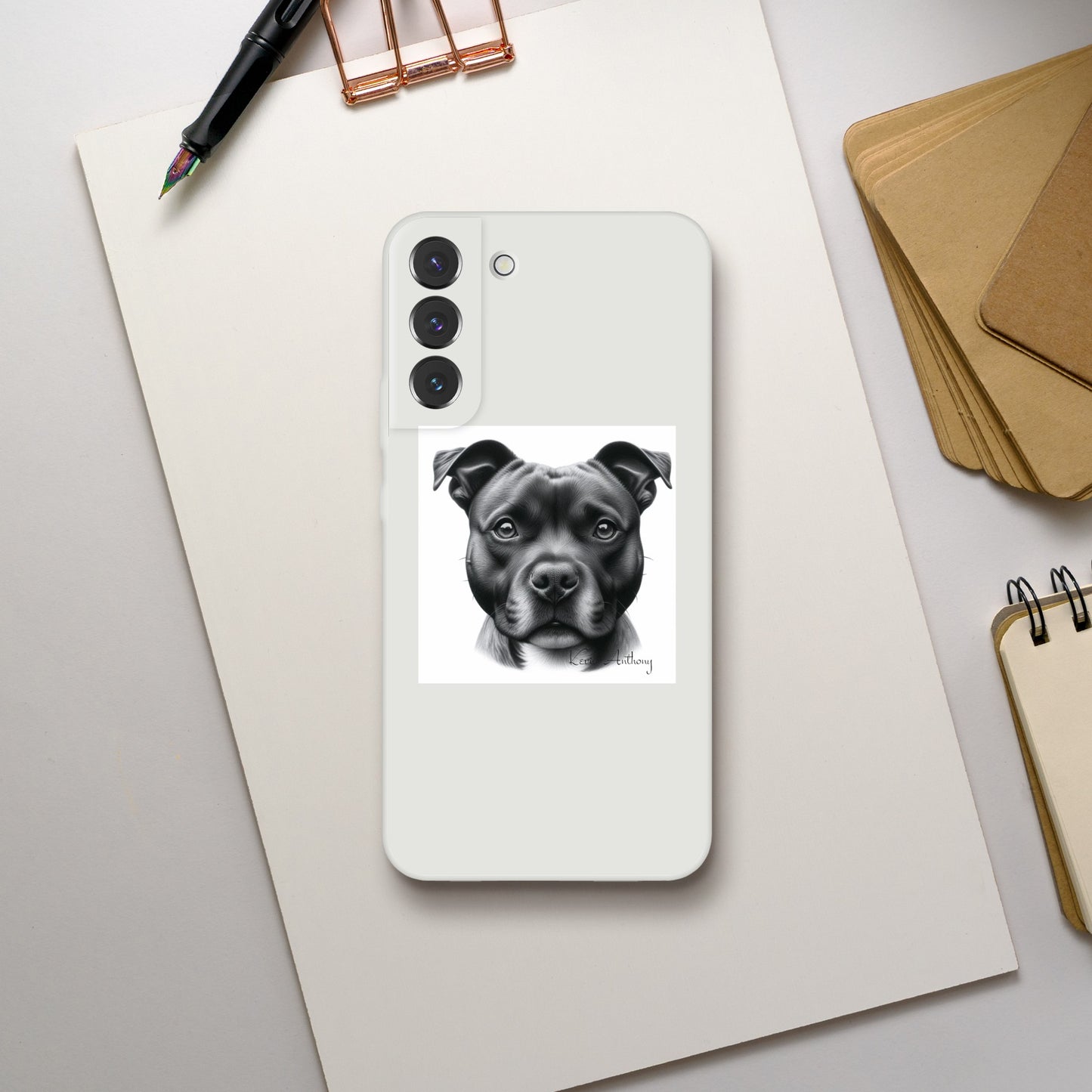 Staffordshire Bull Terrier Flexi Phone Case