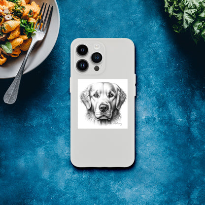 Golden Retriever Flexi Phone Case