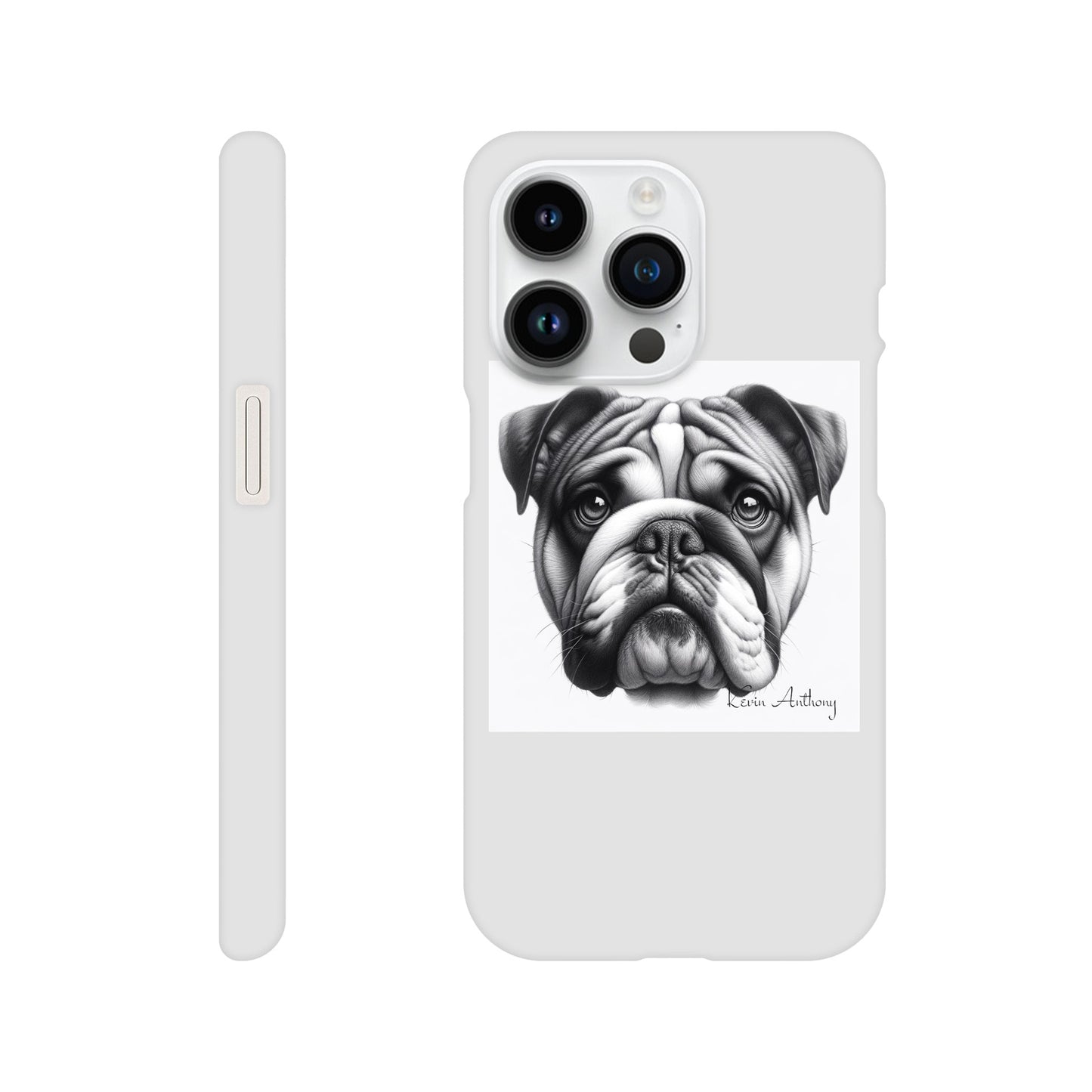Bulldog Phone Case - Slim case