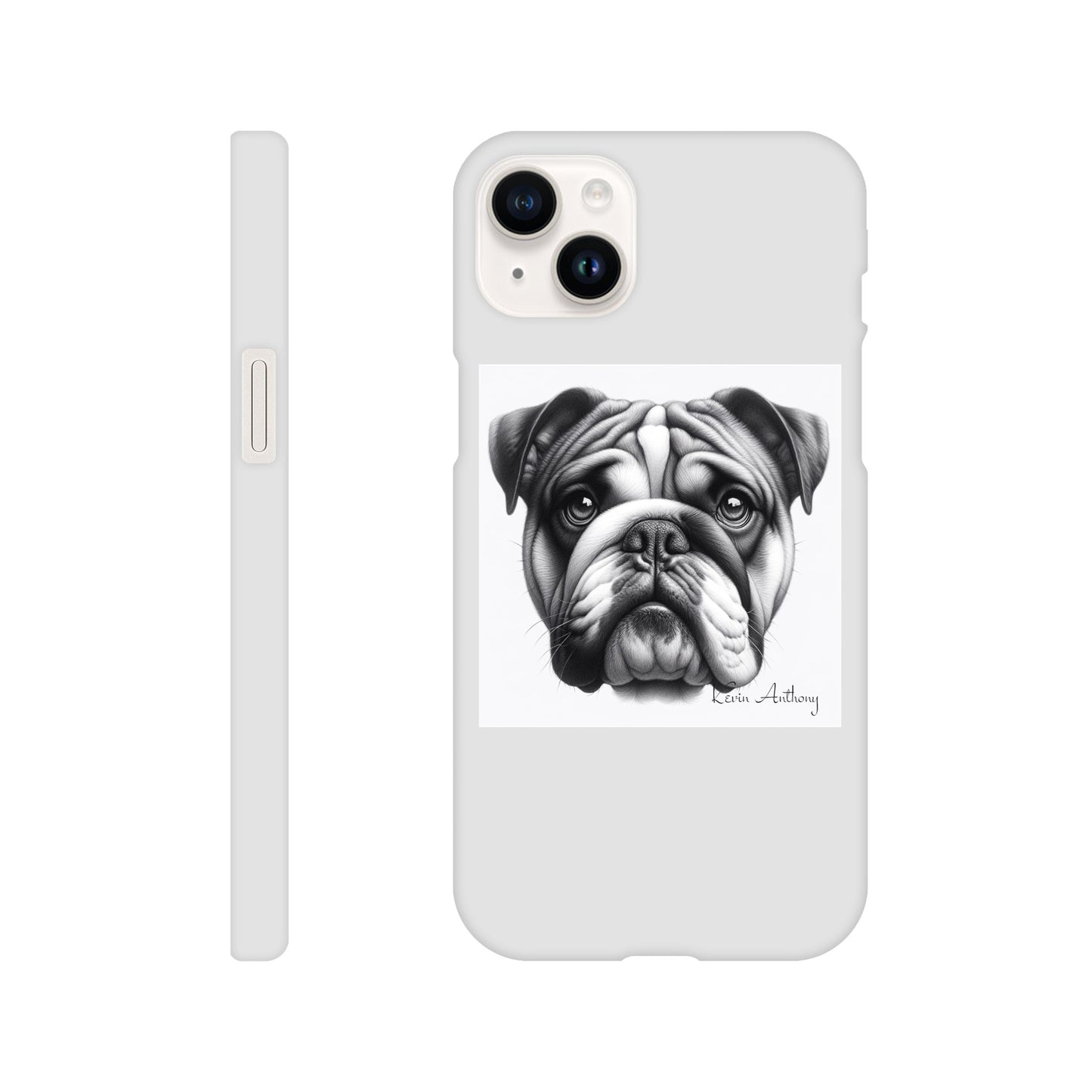 Bulldog Phone Case - Slim case