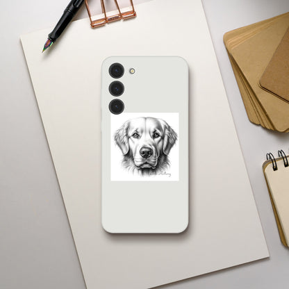 Golden Retriever Flexi Phone Case