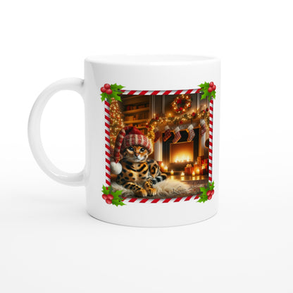 Cheetoh Cat Christmas 11oz Ceramic Mug