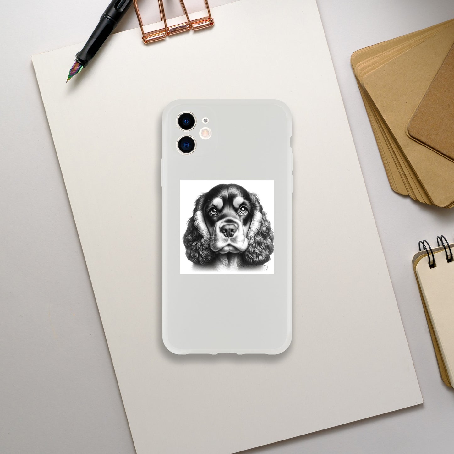 Cocker Spaniel Flexi Phone Case