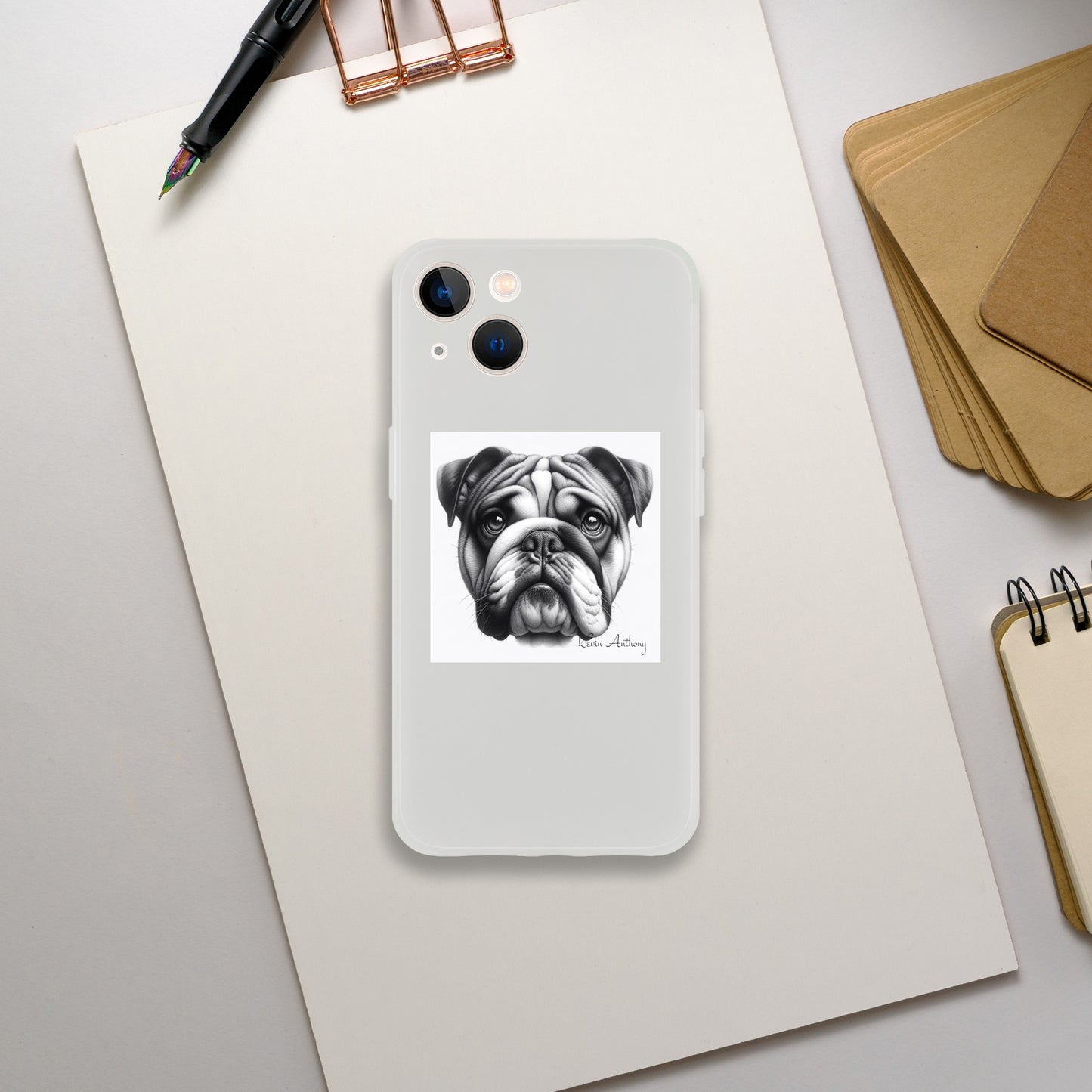 Bulldog Flexi Phone Case