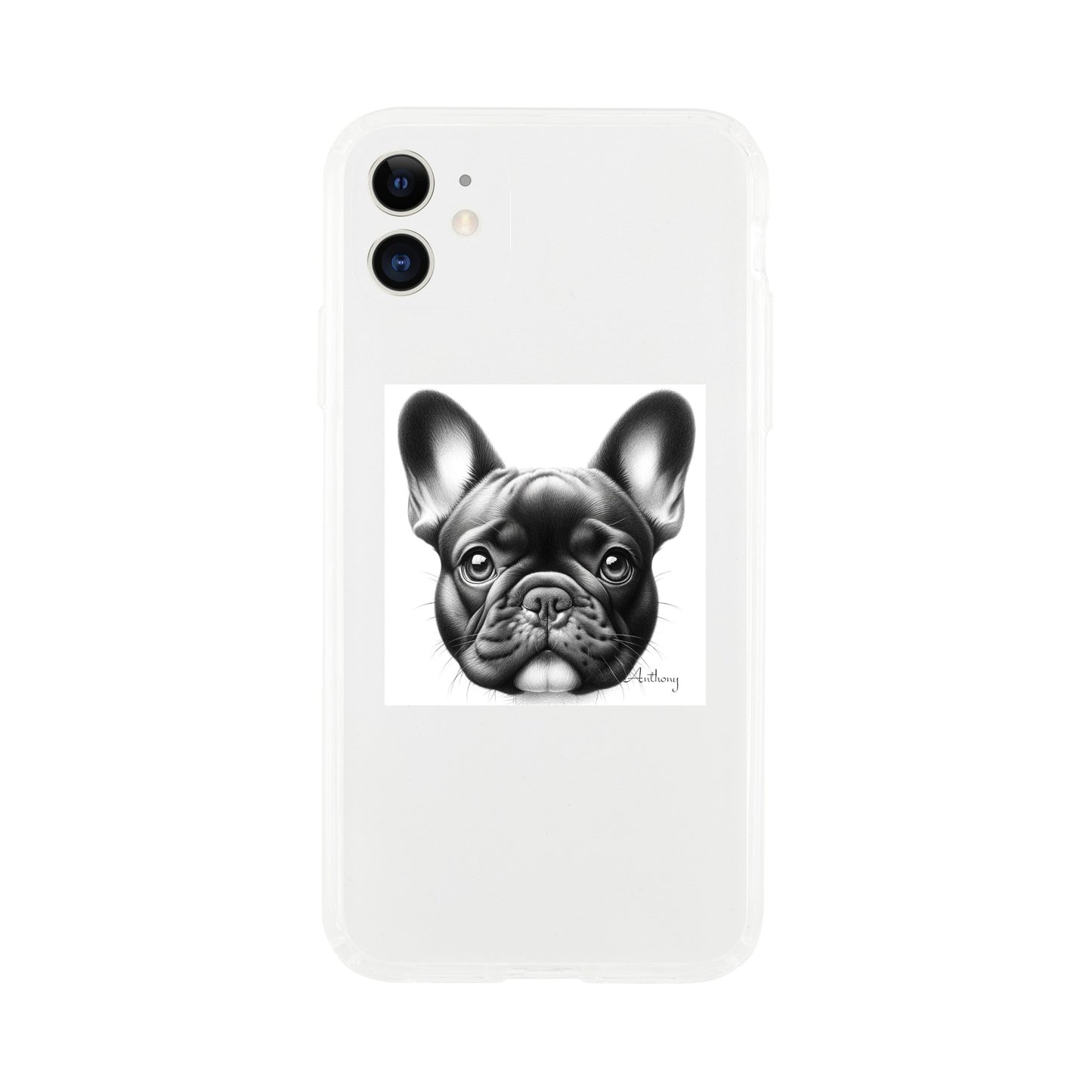 Pug Phone Case - Clear case