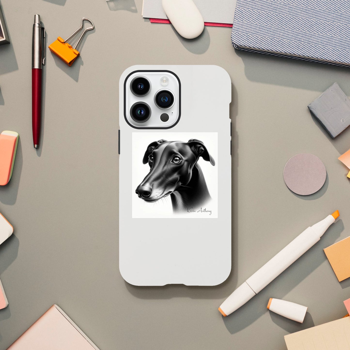 Greyhound Phone Case - Tough case