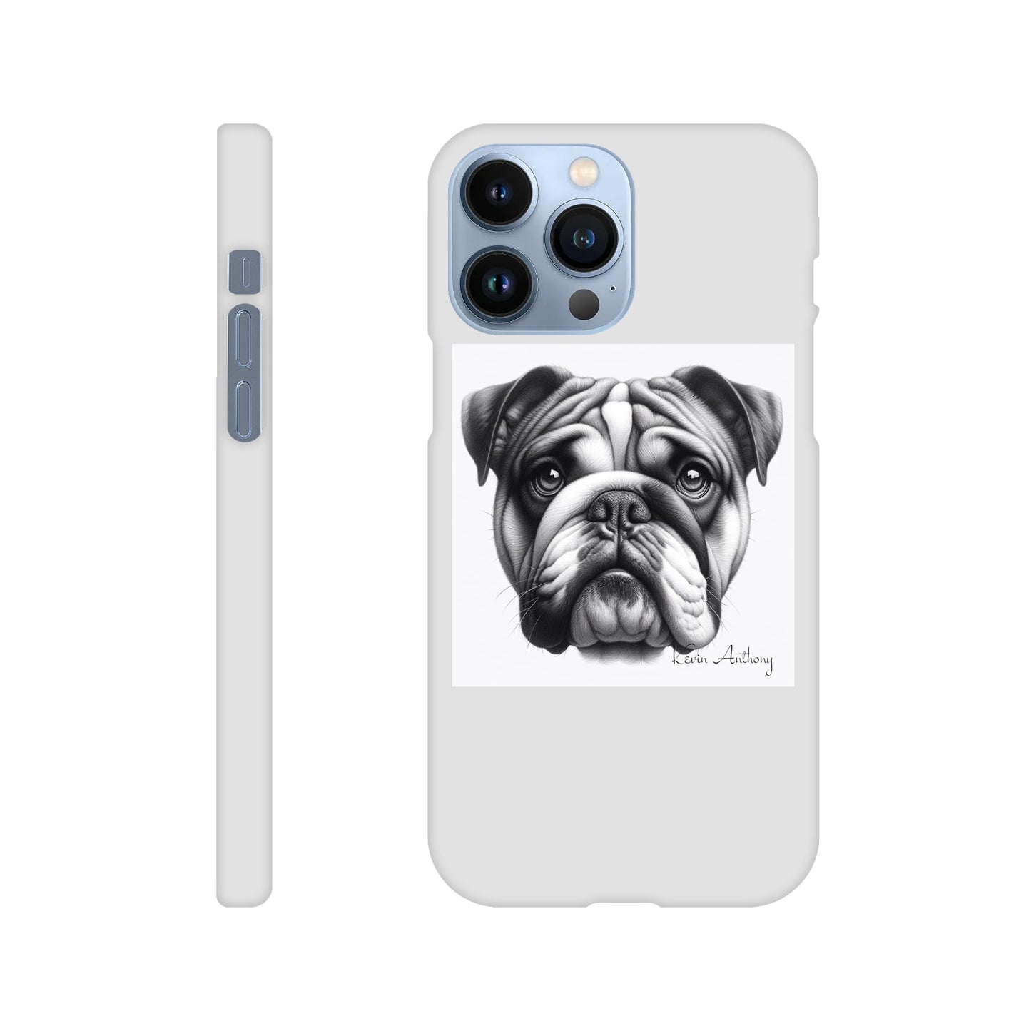Bulldog Phone Case - Slim case