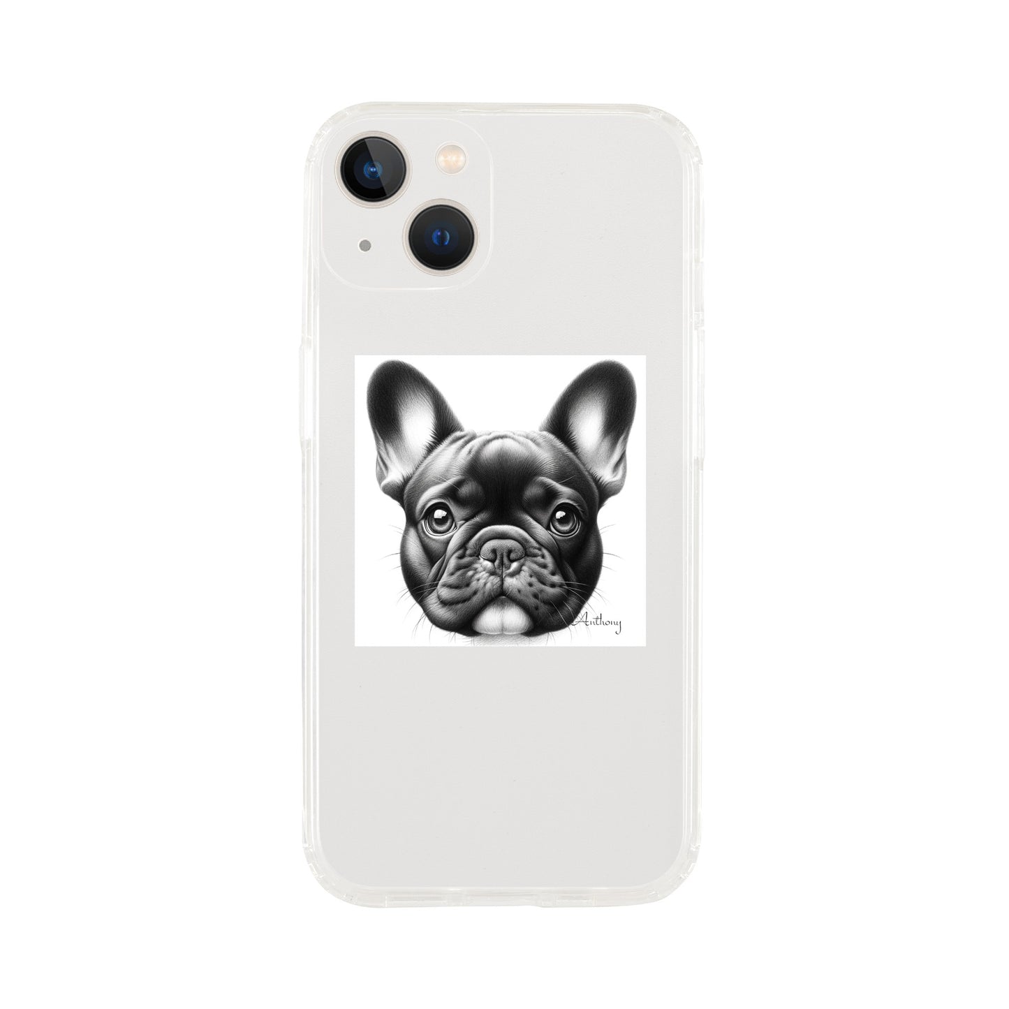 Pug Phone Case - Clear case