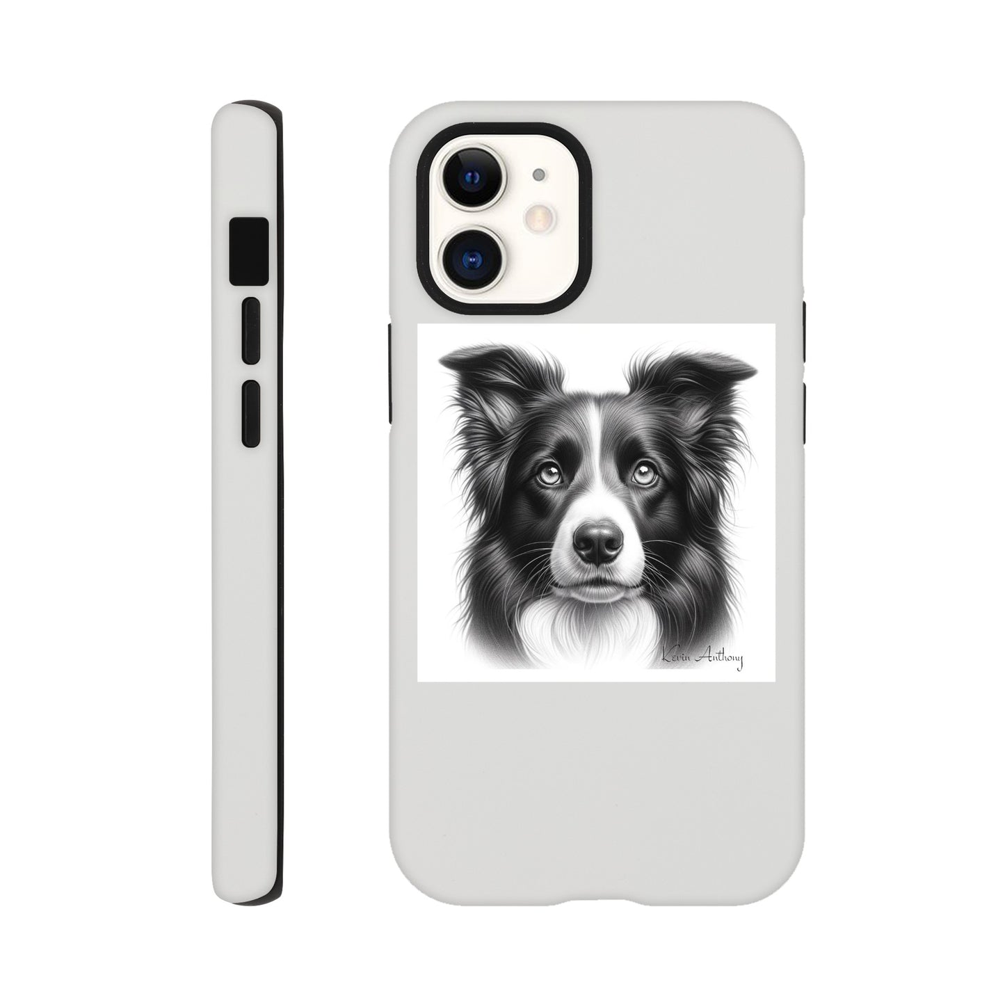Border Collie Flexi Phone Case - Tough case