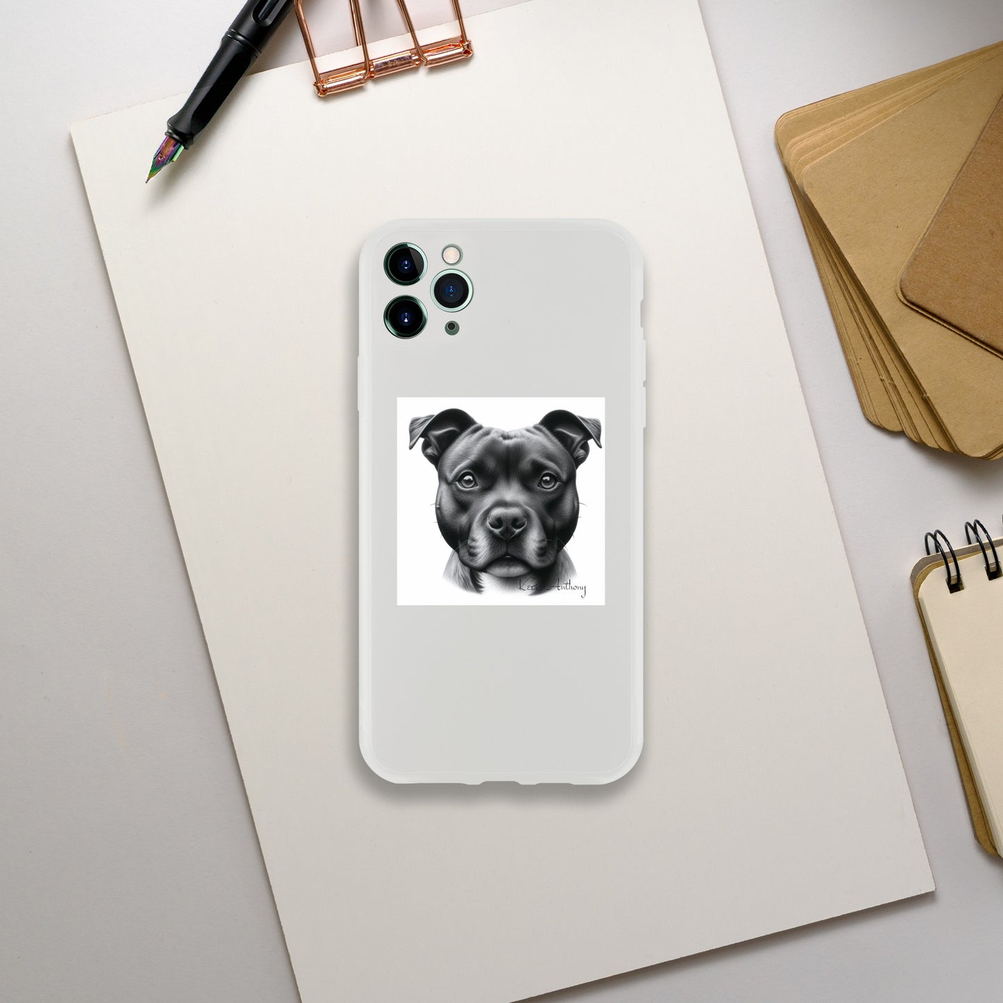 Staffordshire Bull Terrier Flexi Phone Case