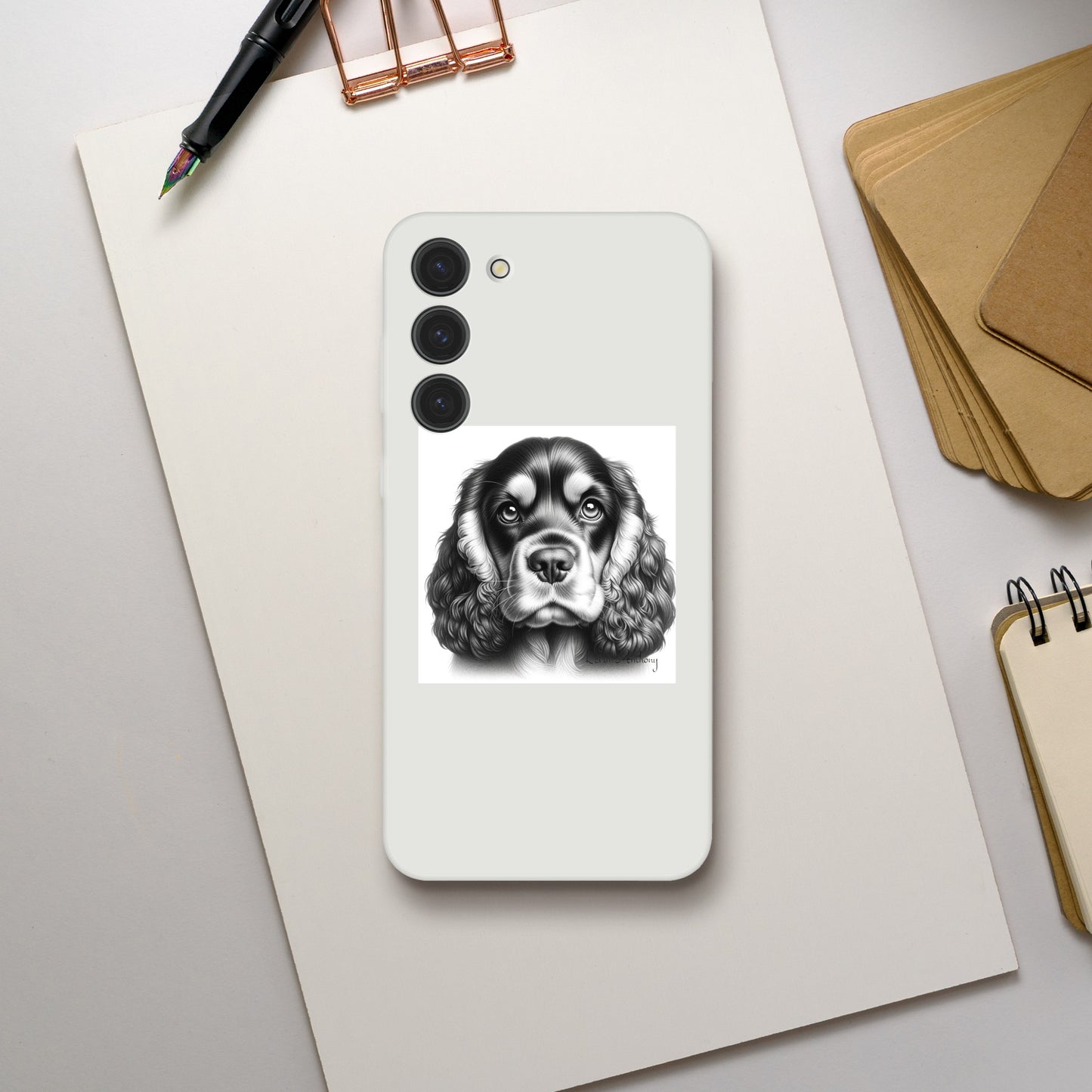 Cocker Spaniel Flexi Phone Case