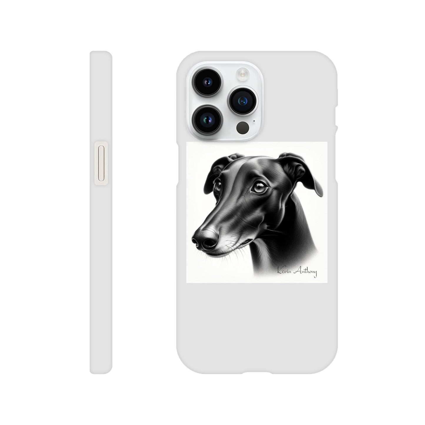 Greyhound Flexi Phone Case - Slim case