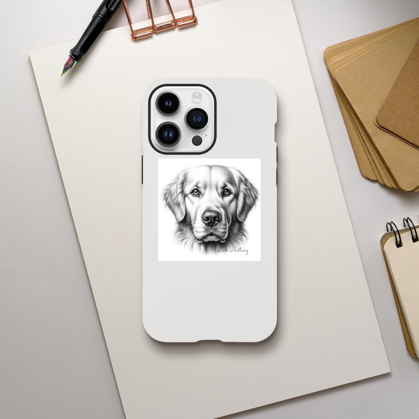 Golden Retriever Phone Case - Tough case