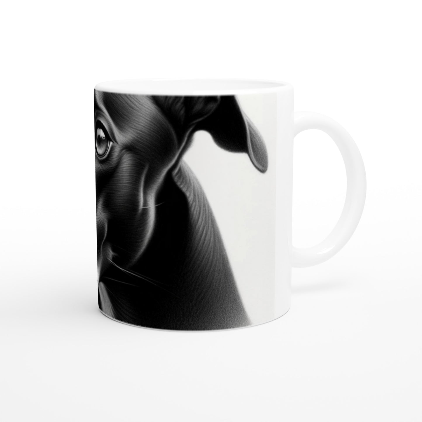 Greyhound Drawing "Eyes" 11oz Ceramic Mug