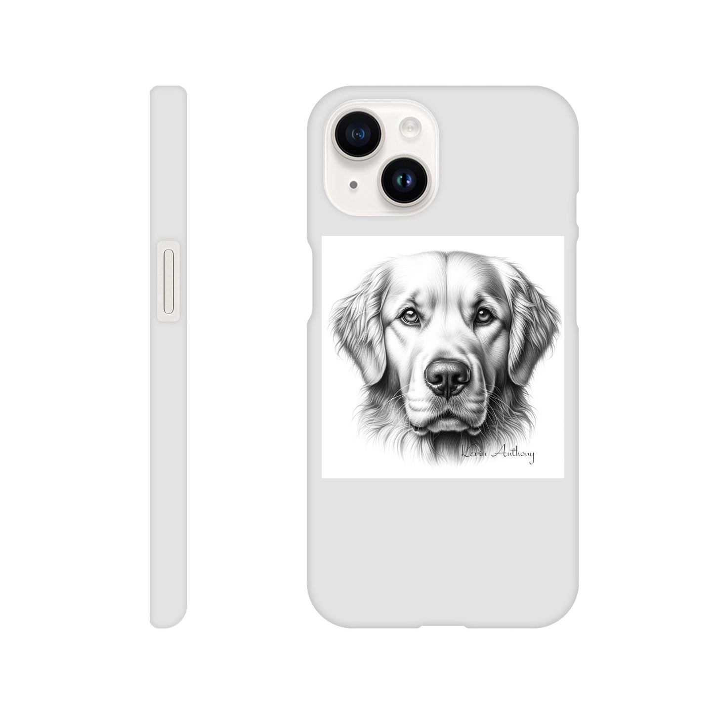 Golden Retriever Phone Case - Slim case