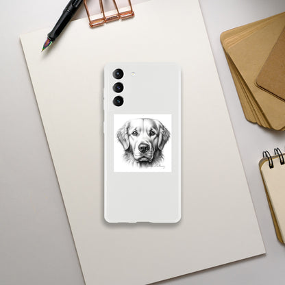Golden Retriever Flexi Phone Case