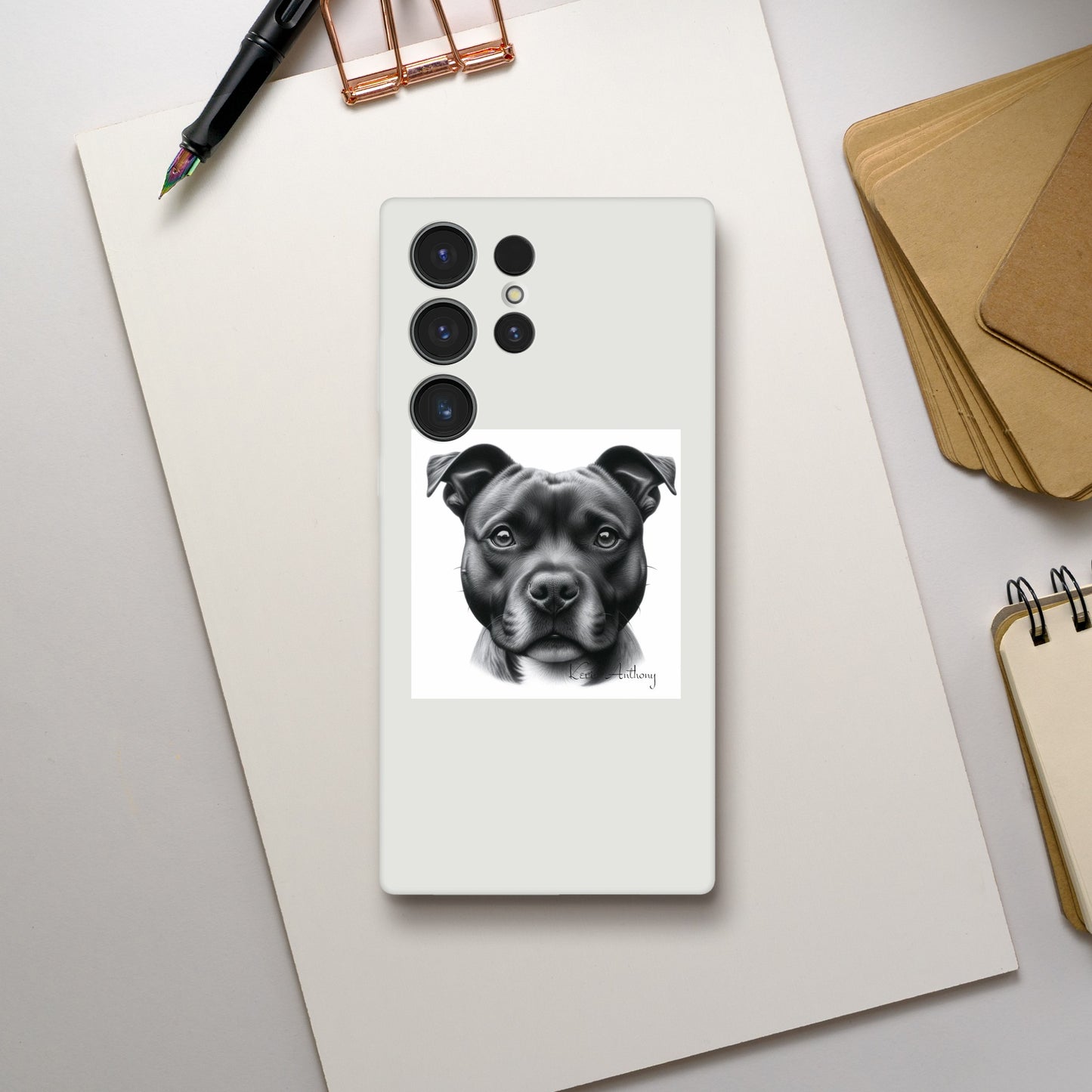 Staffordshire Bull Terrier Flexi Phone Case