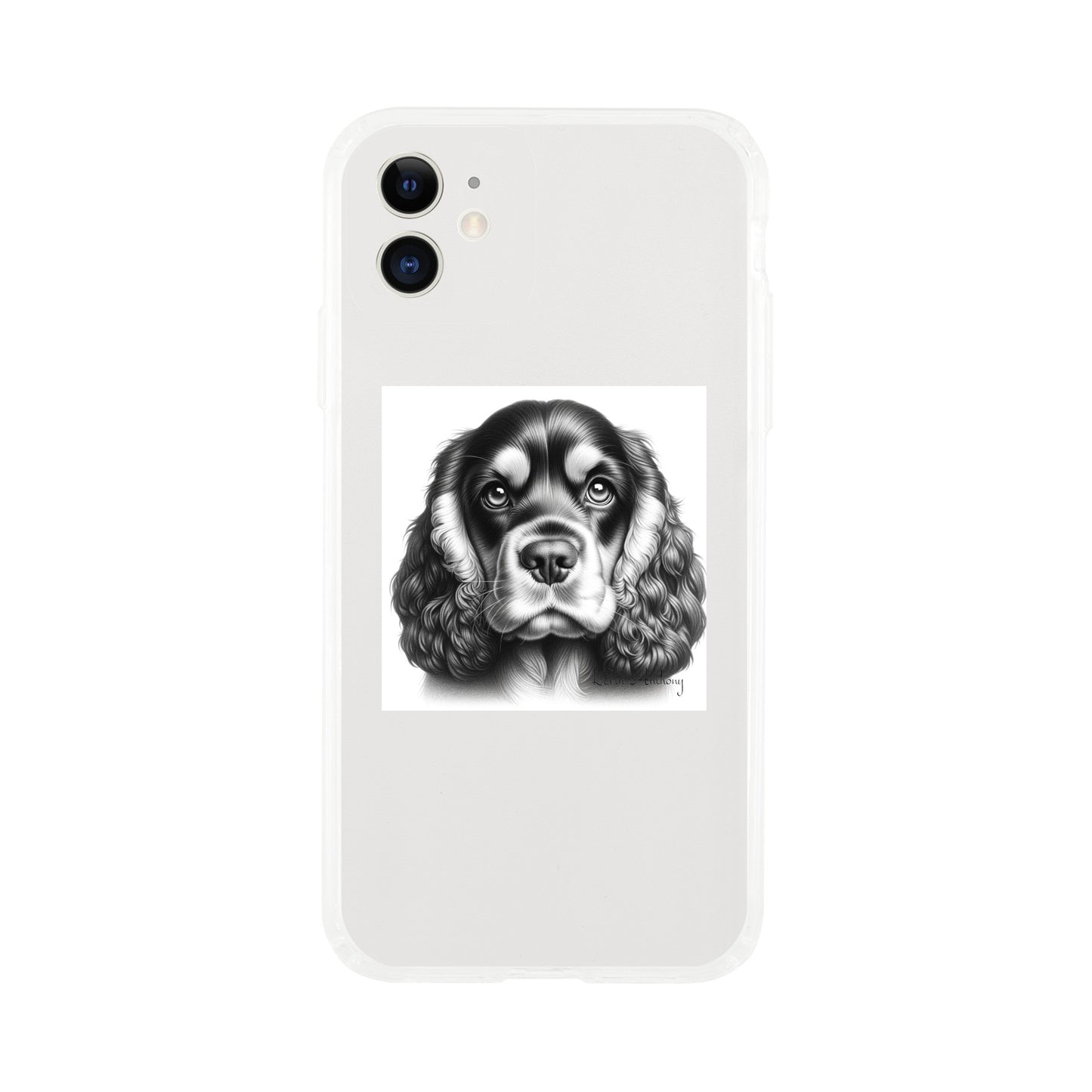 Cocker Spaniel Phone Case - Clear case