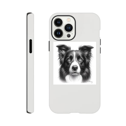 Border Collie Flexi Phone Case - Tough case