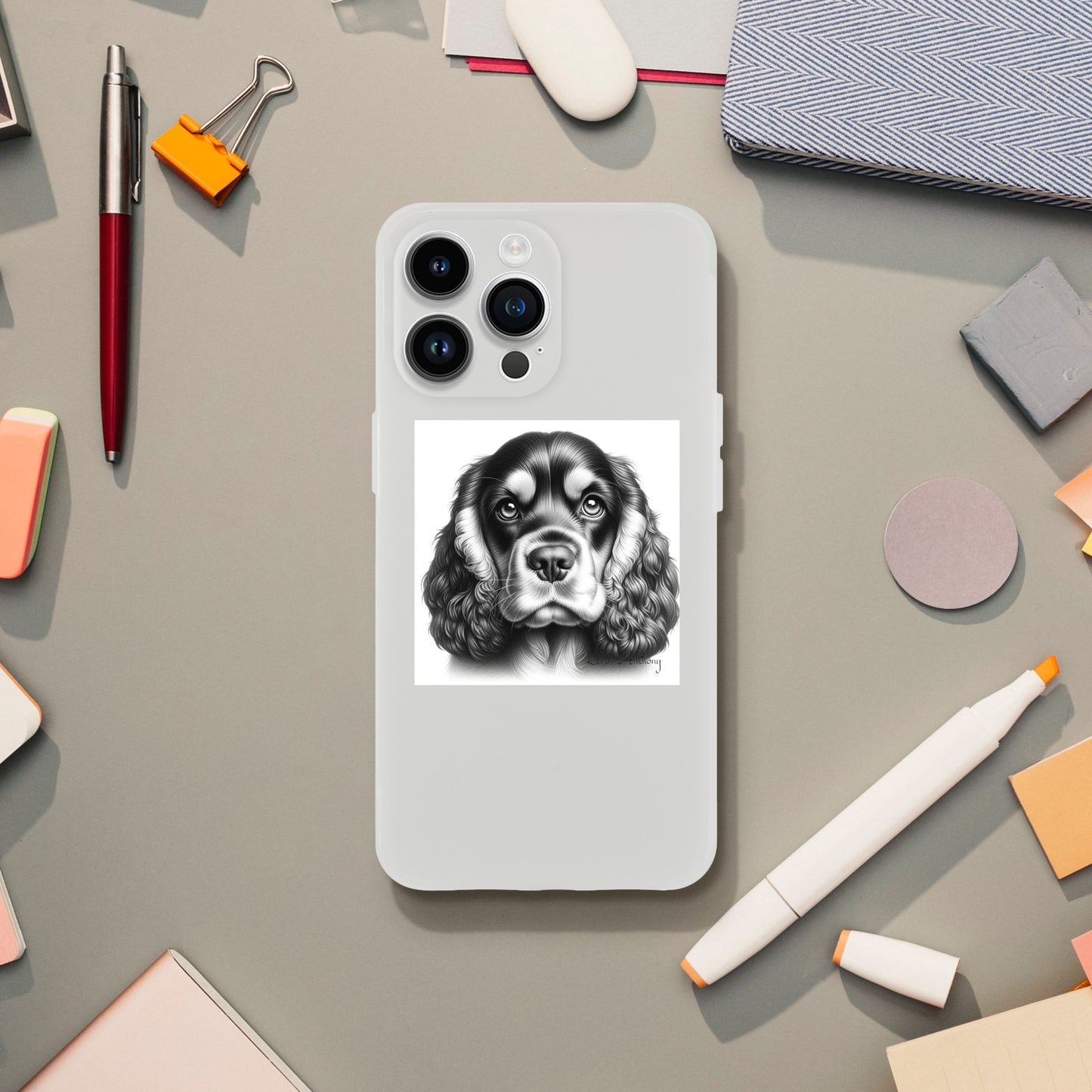 Cocker Spaniel Flexi Phone Case