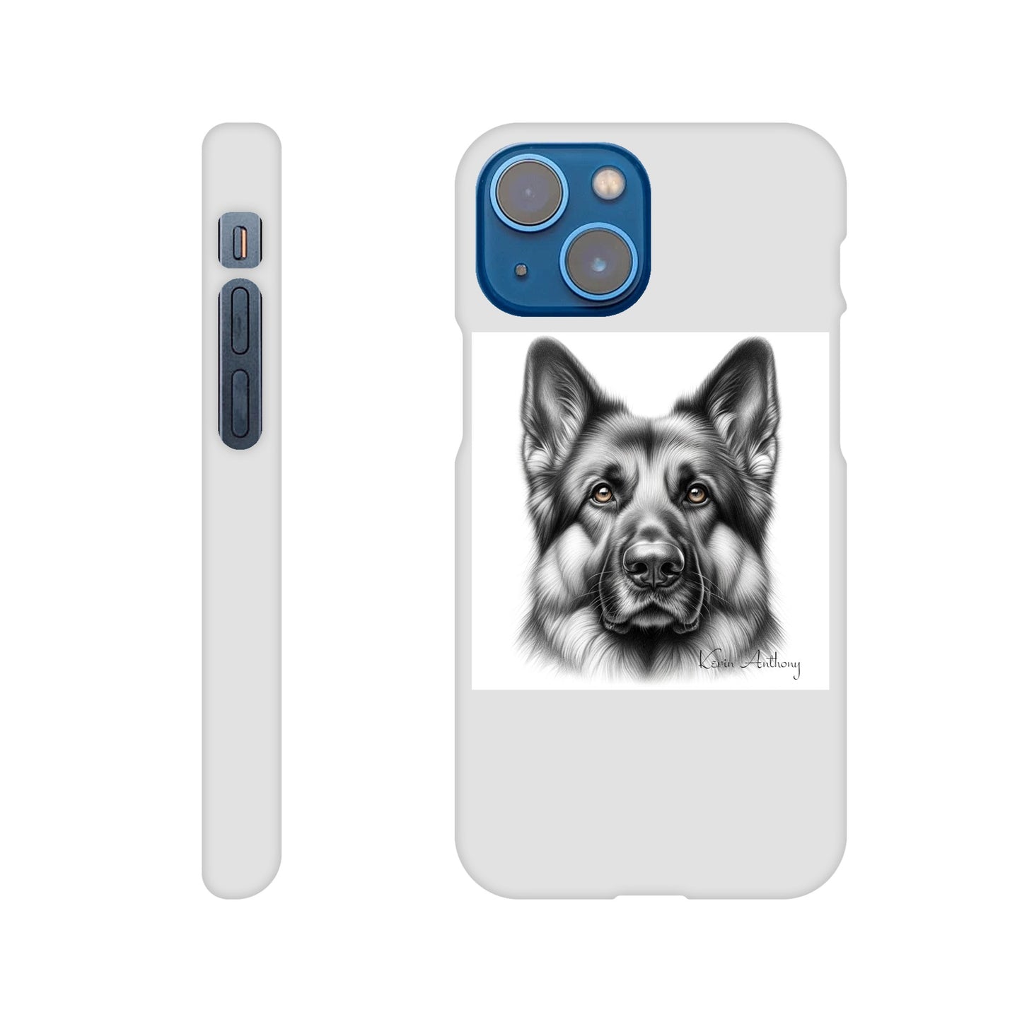 German Shepherd Phone Case - Slim case
