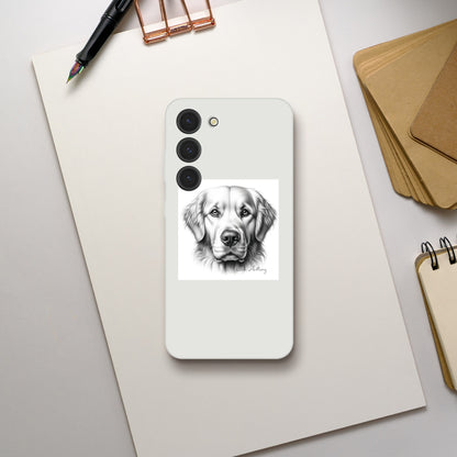 Golden Retriever Flexi Phone Case
