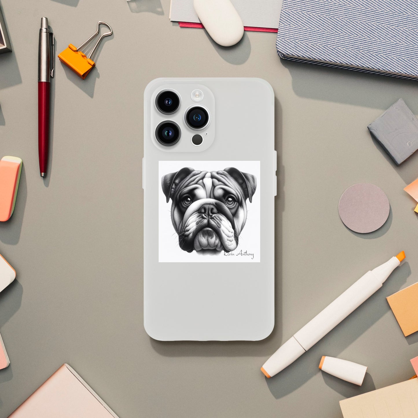 Bulldog Flexi Phone Case