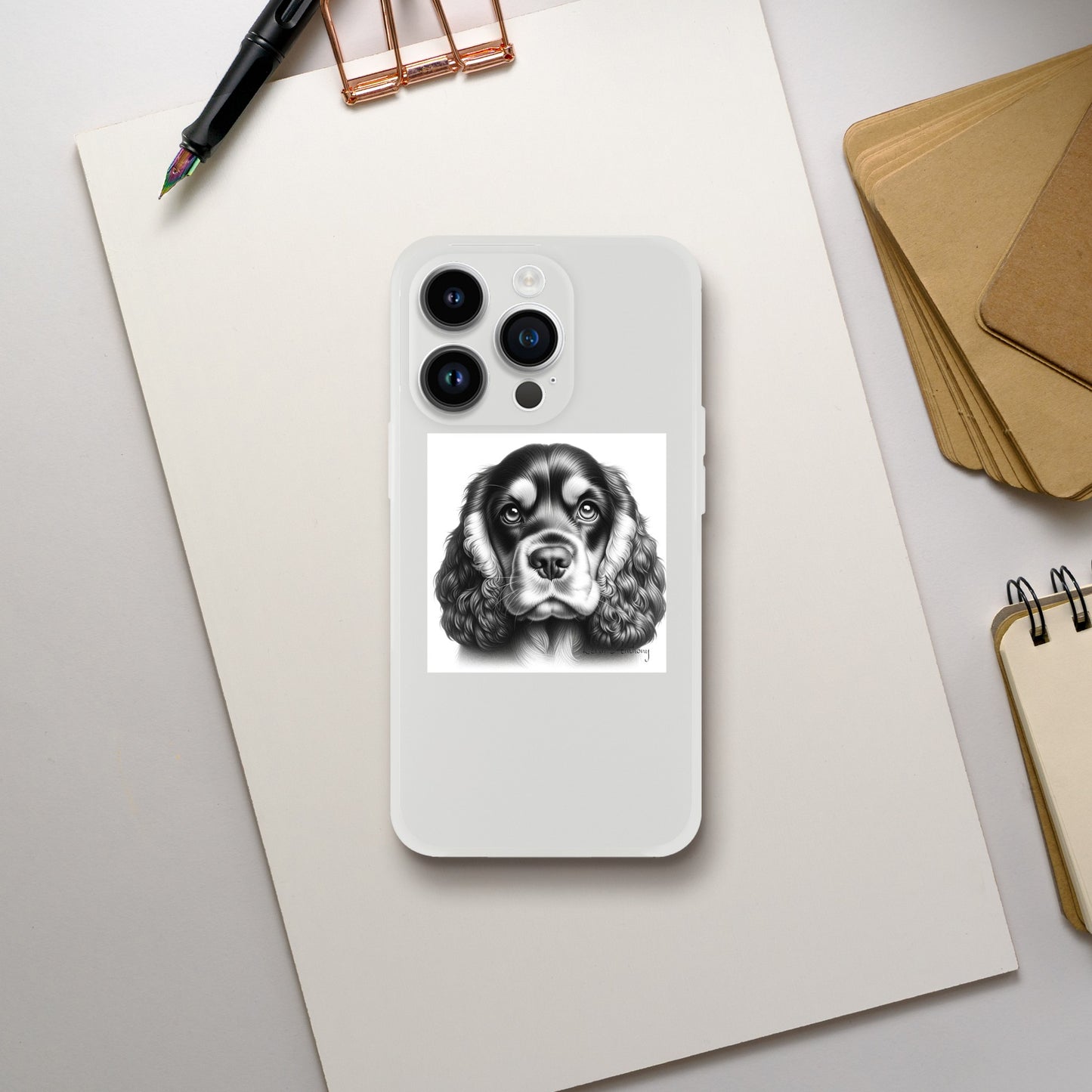 Cocker Spaniel Flexi Phone Case