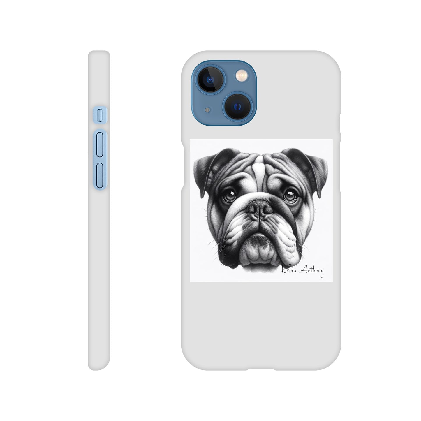 Bulldog Phone Case - Slim case