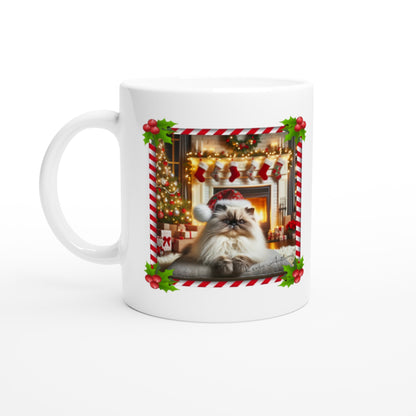 Himalayan Cat Christmas 11oz Ceramic Mug