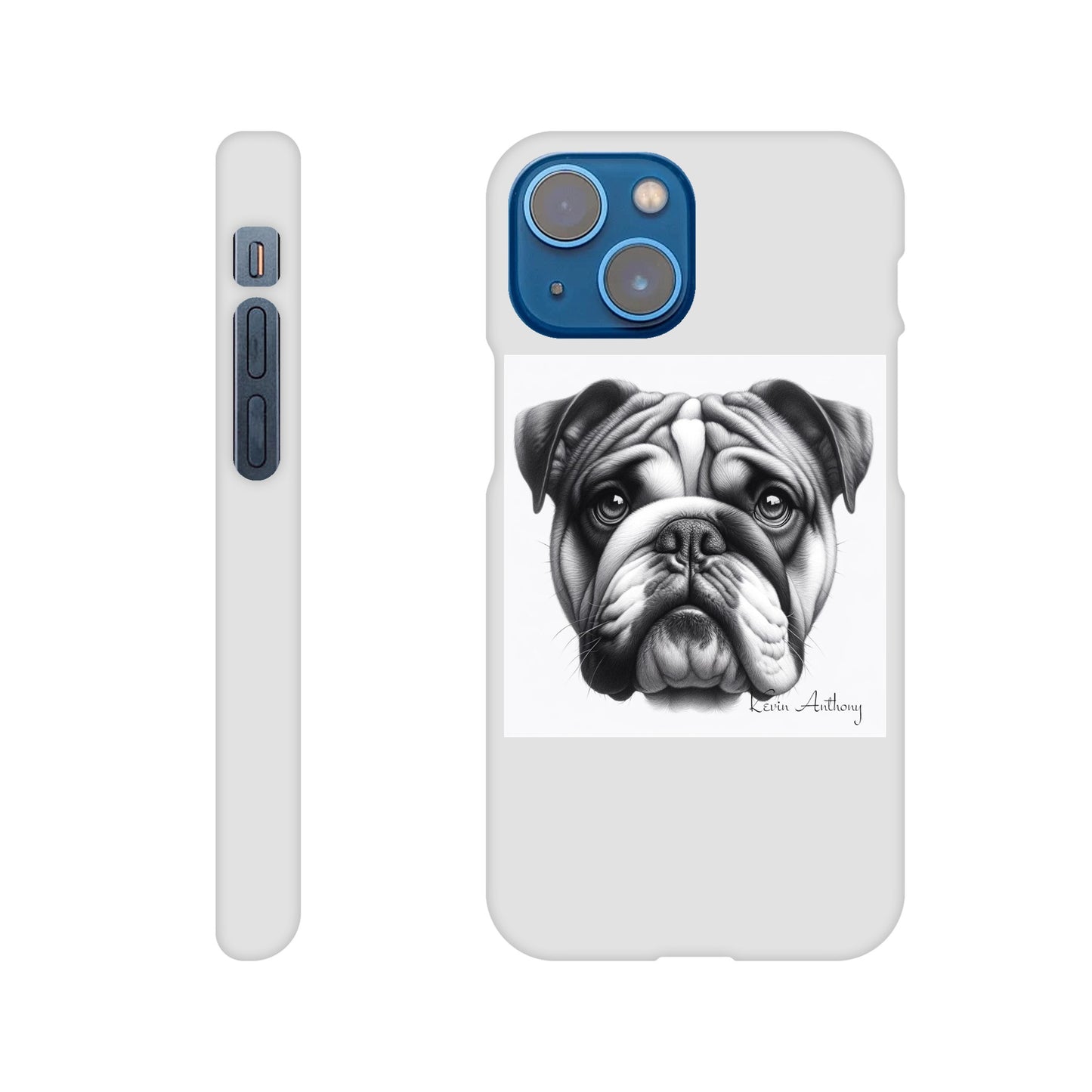 Bulldog Phone Case - Slim case