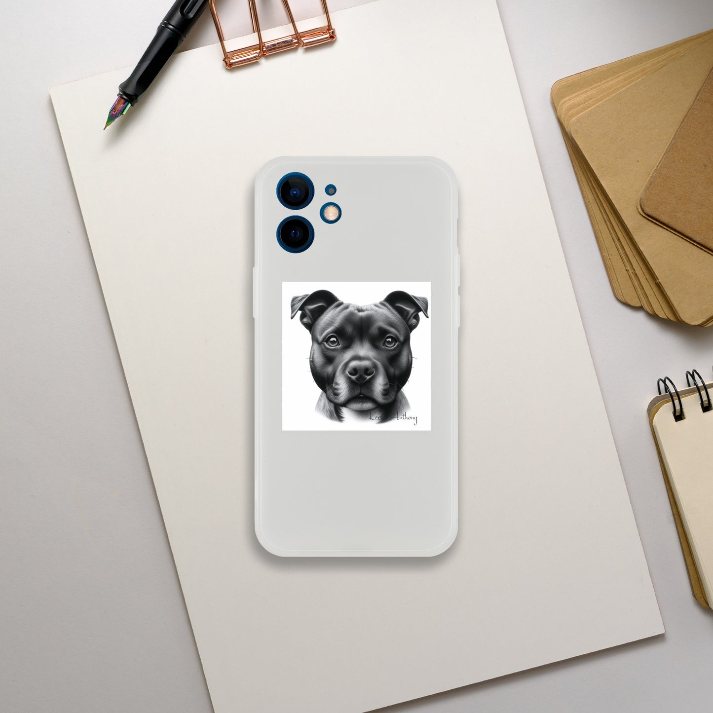 Staffordshire Bull Terrier Flexi Phone Case