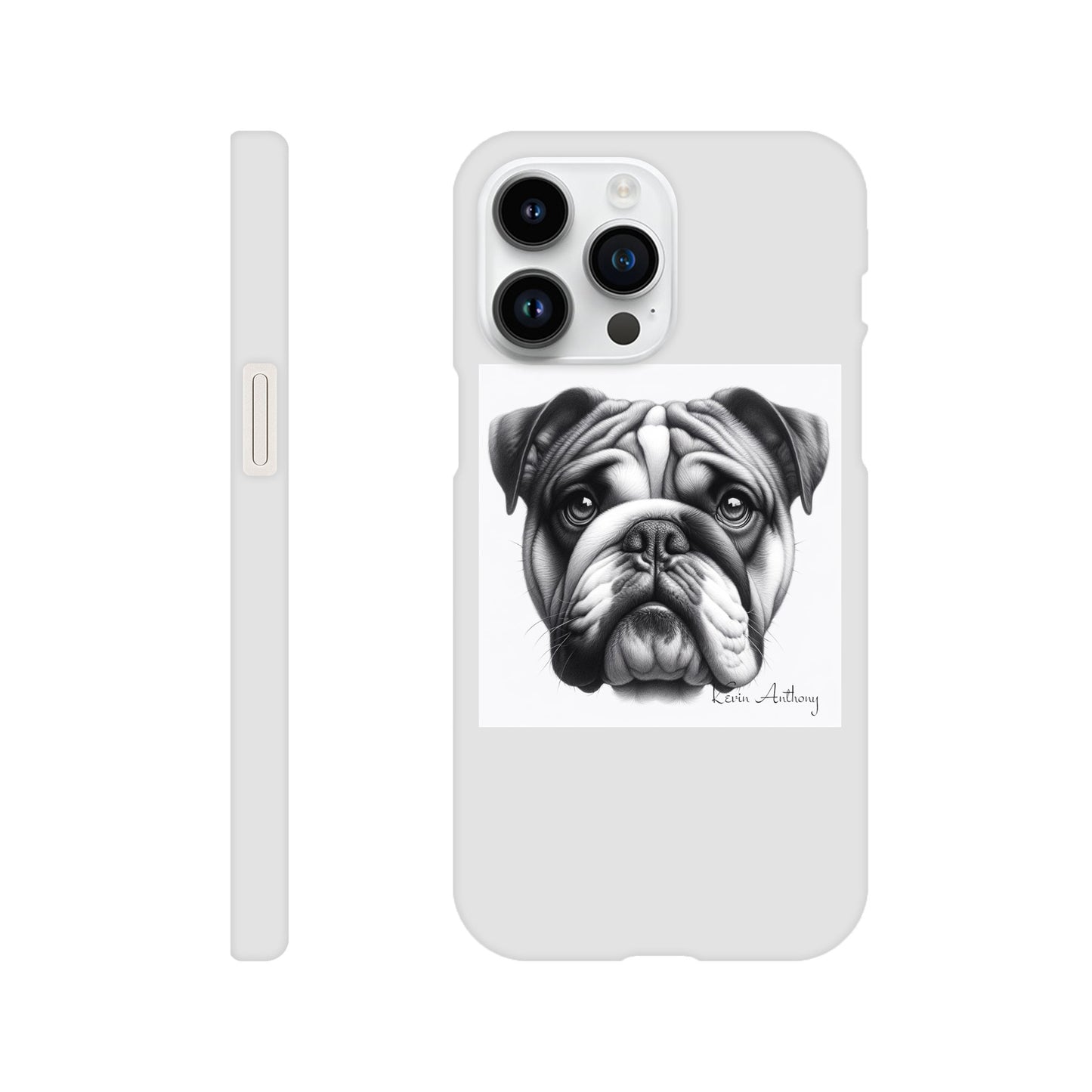 Bulldog Phone Case - Slim case