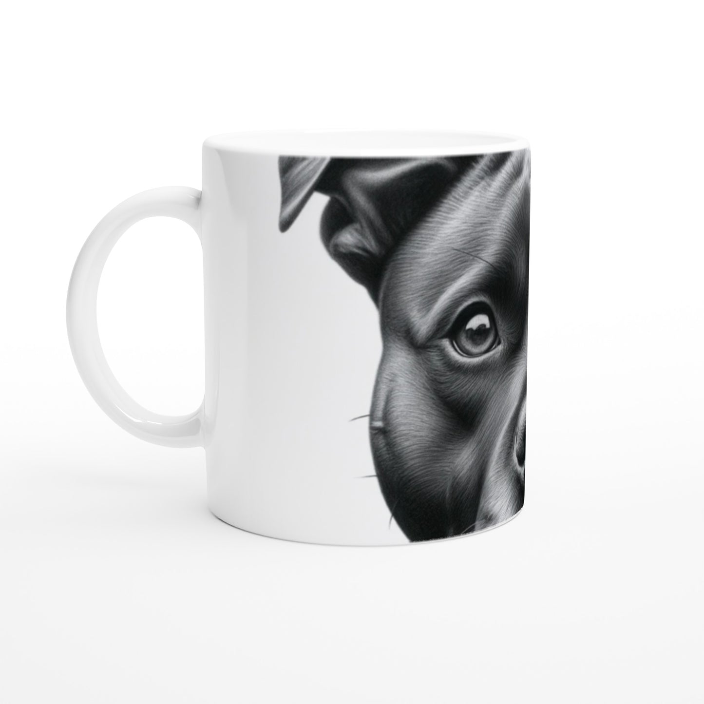 Staffordshire Bull Terrier Drawing "Eyes" 11oz Ceramic Mug